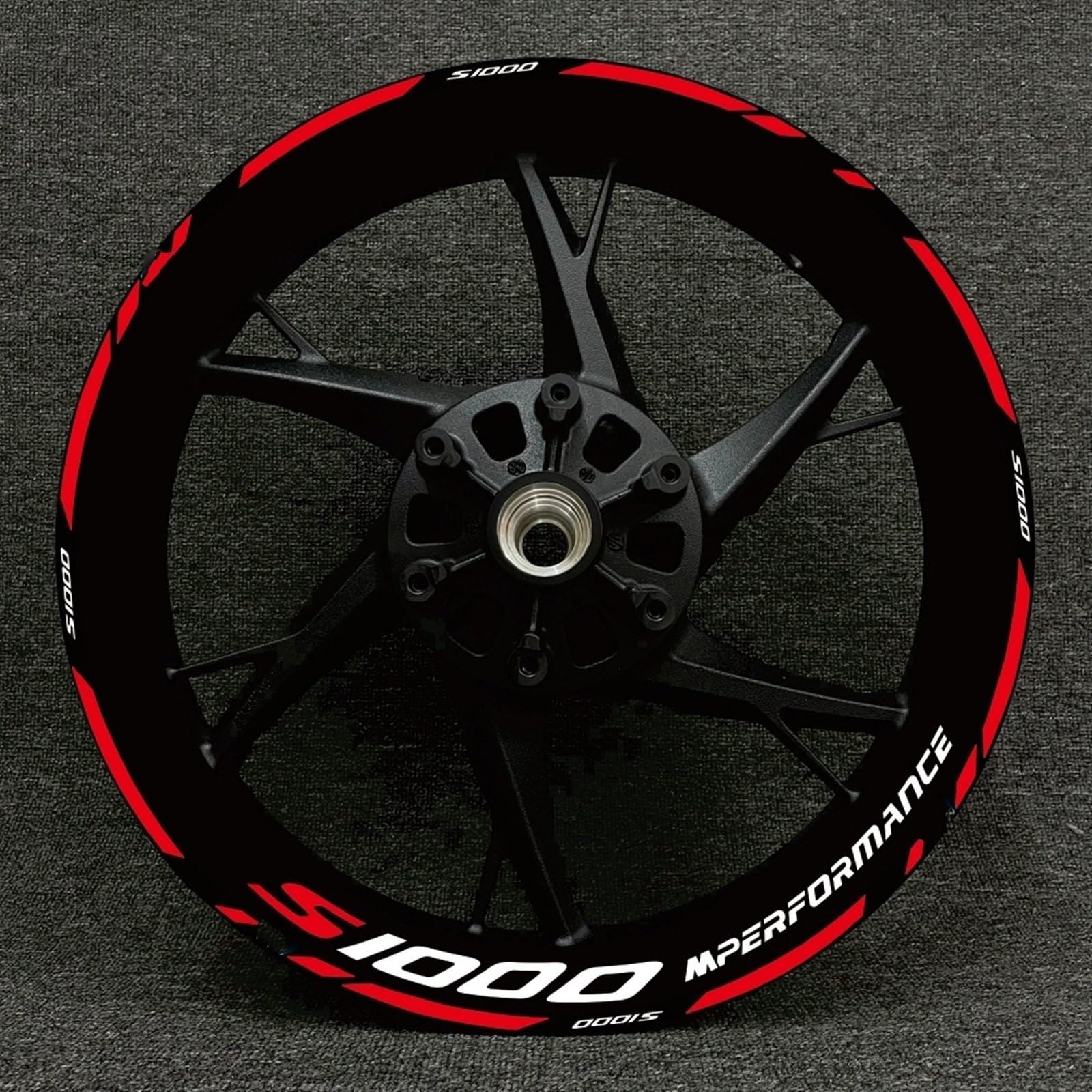 Motorcycle Wheel Sticker Rim Decal Hub Stripe Tape for BMW S1000XR S1000R 1000RR(Color21)