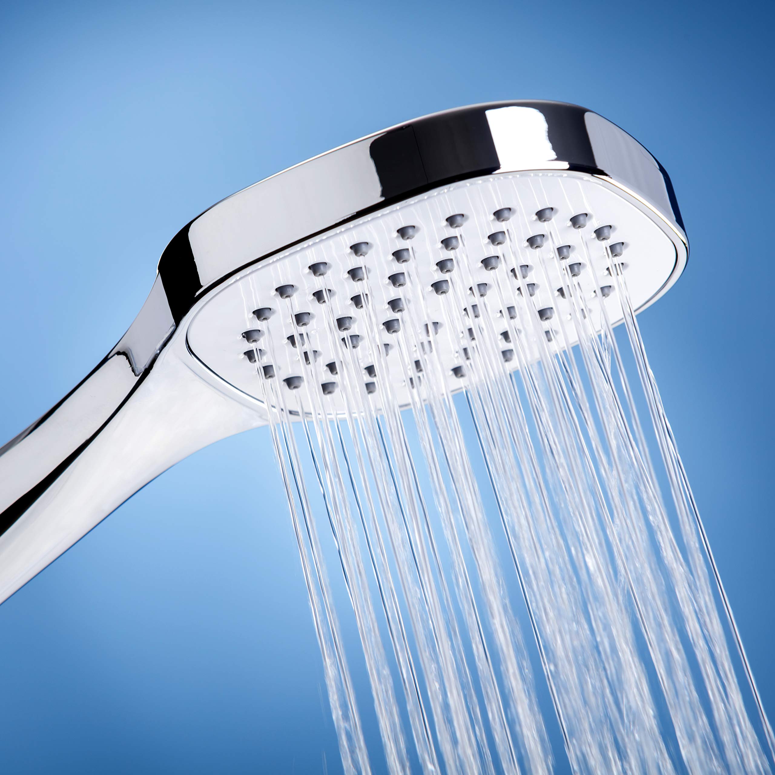 TATAY Shower set 1 function, includes multi-position holder and 1,5 m double-snap metal hose, Chrome, 10 x 4,3 x 24 cm - Image 2