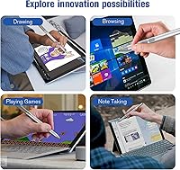 Vista 8 de Lápiz óptico para Surface Pro 11/10/9/8/X/7+/7/6/5/4/3/Surface 3, Surface Go 4/3/2/1, Surface Laptop/Studio/Book 5/4/3/2/1 con rechazo de palma