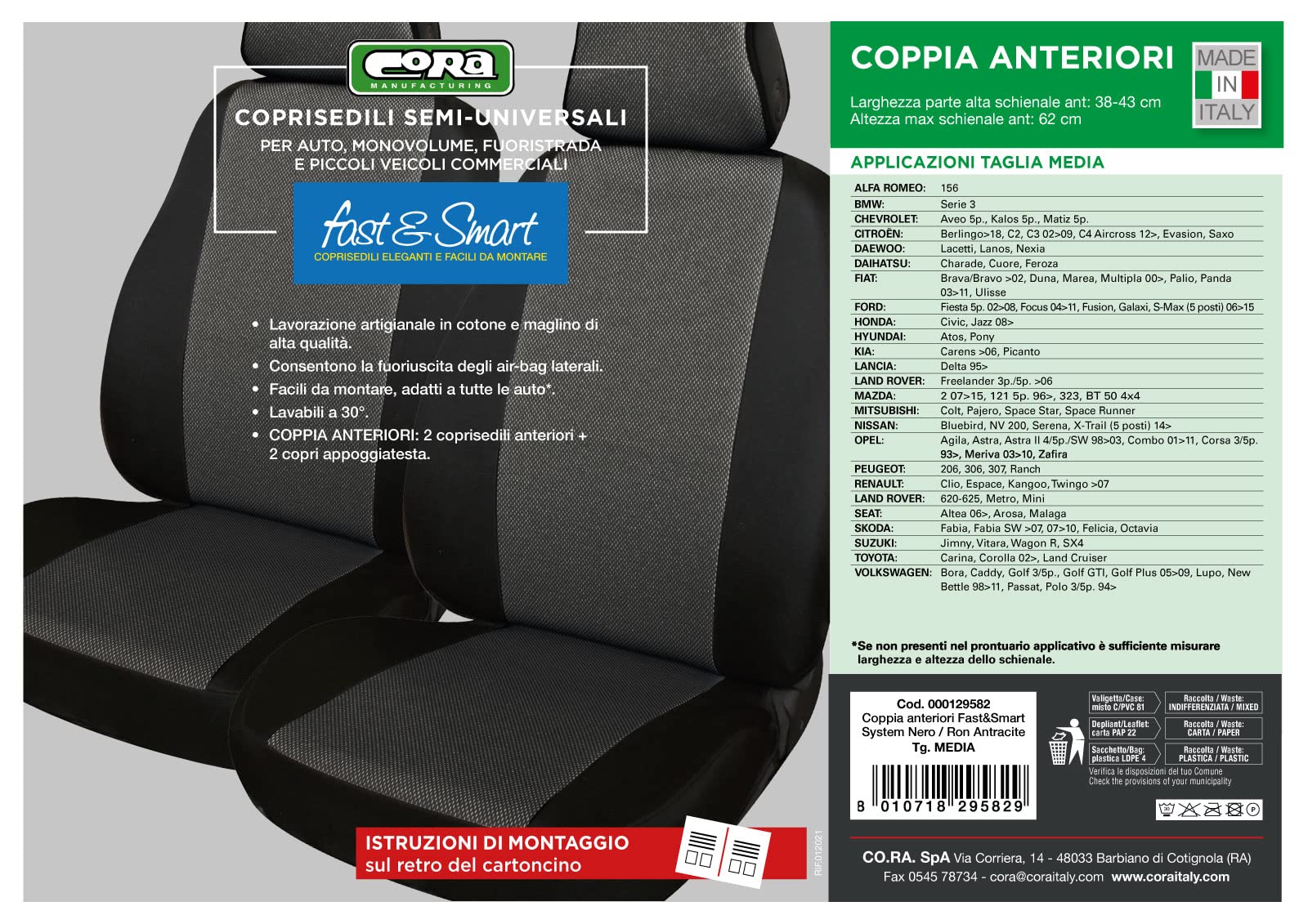 Coprisedili Auto Antracite Per Furgoni - Eleganti E Resistiti - Foto 8