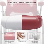 Big and Tall Office Chair 600lbs with 3D Flip Arms- Heavy Duty Executive Computer Chair with Lumbar Support&Headrest, Ergonomic Mesh High Back Desk Chair Plus Size Chair for Adults, Extra Wide Seat