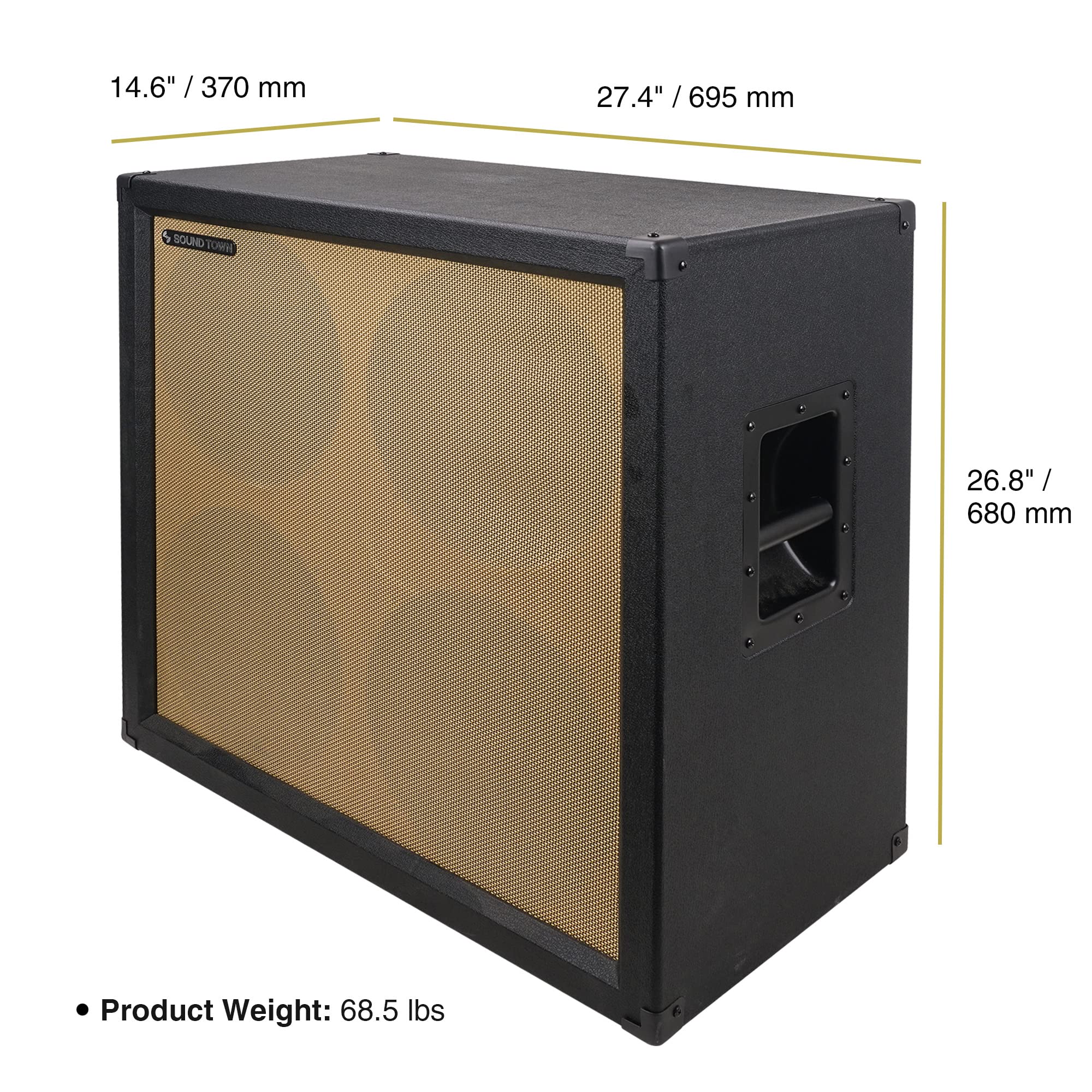 UNPLUGGED テーブル×２セット、ShineTrip天板＋コネクションバー Amazon.com: Sound Town 4 x 12 260W Guitar Speaker Cabinet, Birch