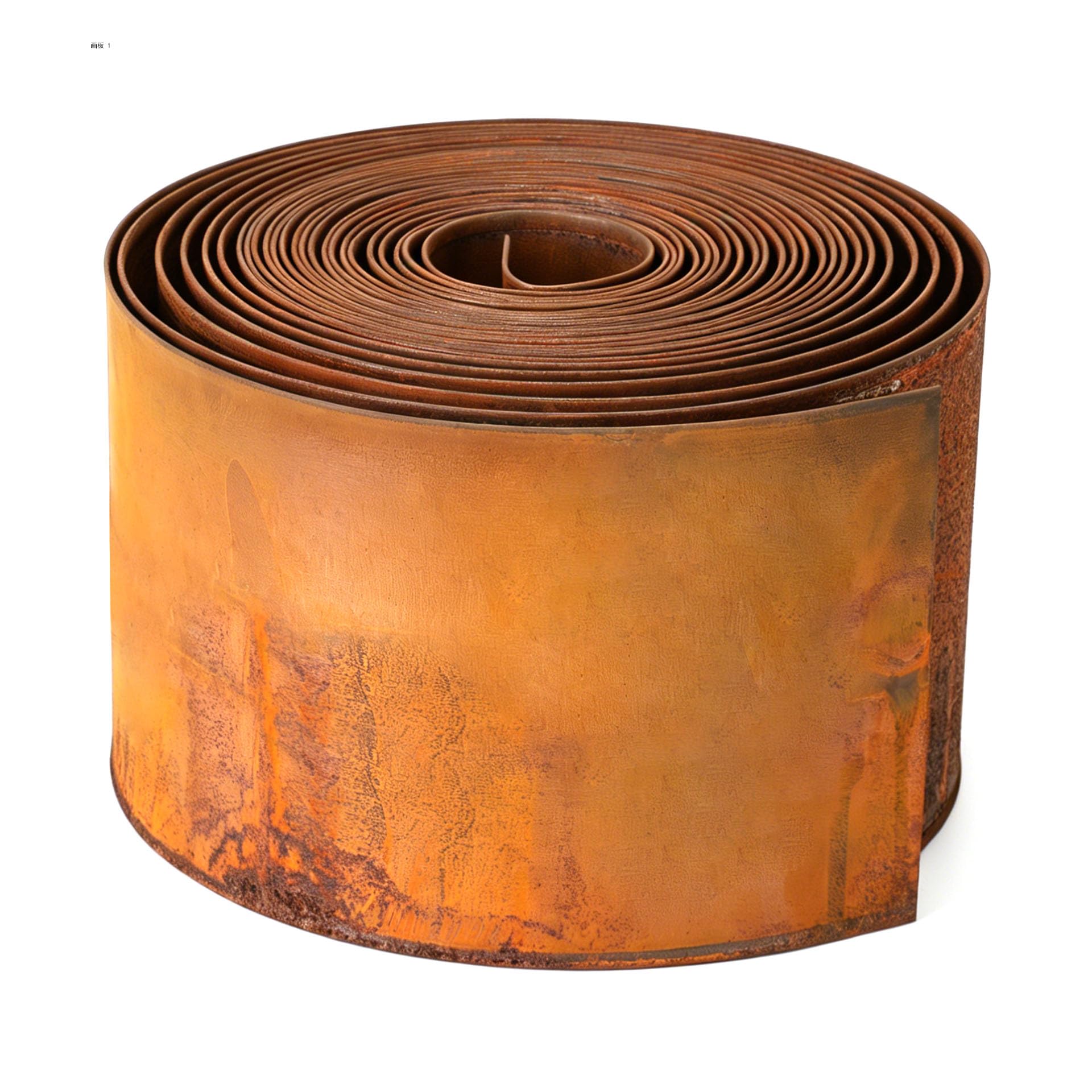 Jordbrux Lawn Edging - 5m Metal Garden Edging, 14cm High Corten Steel Lawn Edging for Garden/Lawns/Paths/Drives