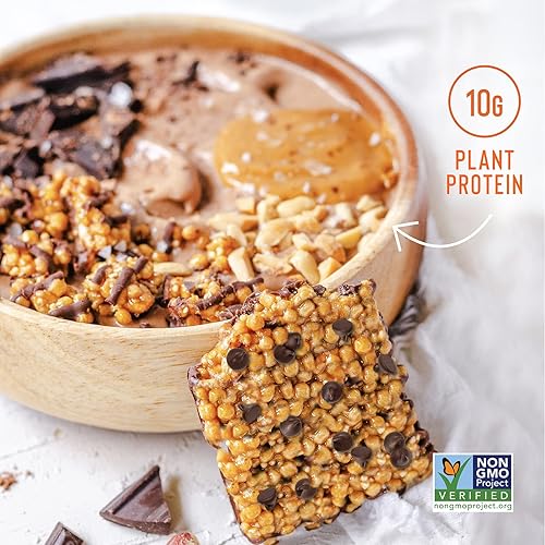 Miniatura 6 de Mezcla Barras de proteínas vegetales veganas  cacao peruano PB ingredientes premium sabor delicioso 035oz de proteína sin gluten sin OMG sin soja