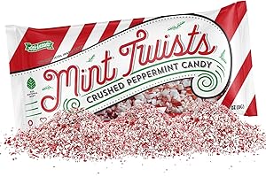 Atkinson's Peppermint Twist Crushed Peppermint Candy (1 Bag 8 oz)