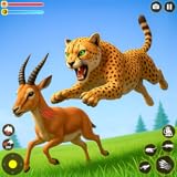 野生のチーターシミュレーター サバンナ動物攻撃ジャングルハンティングゲーム - ジャングルファミリーを制覇せよ