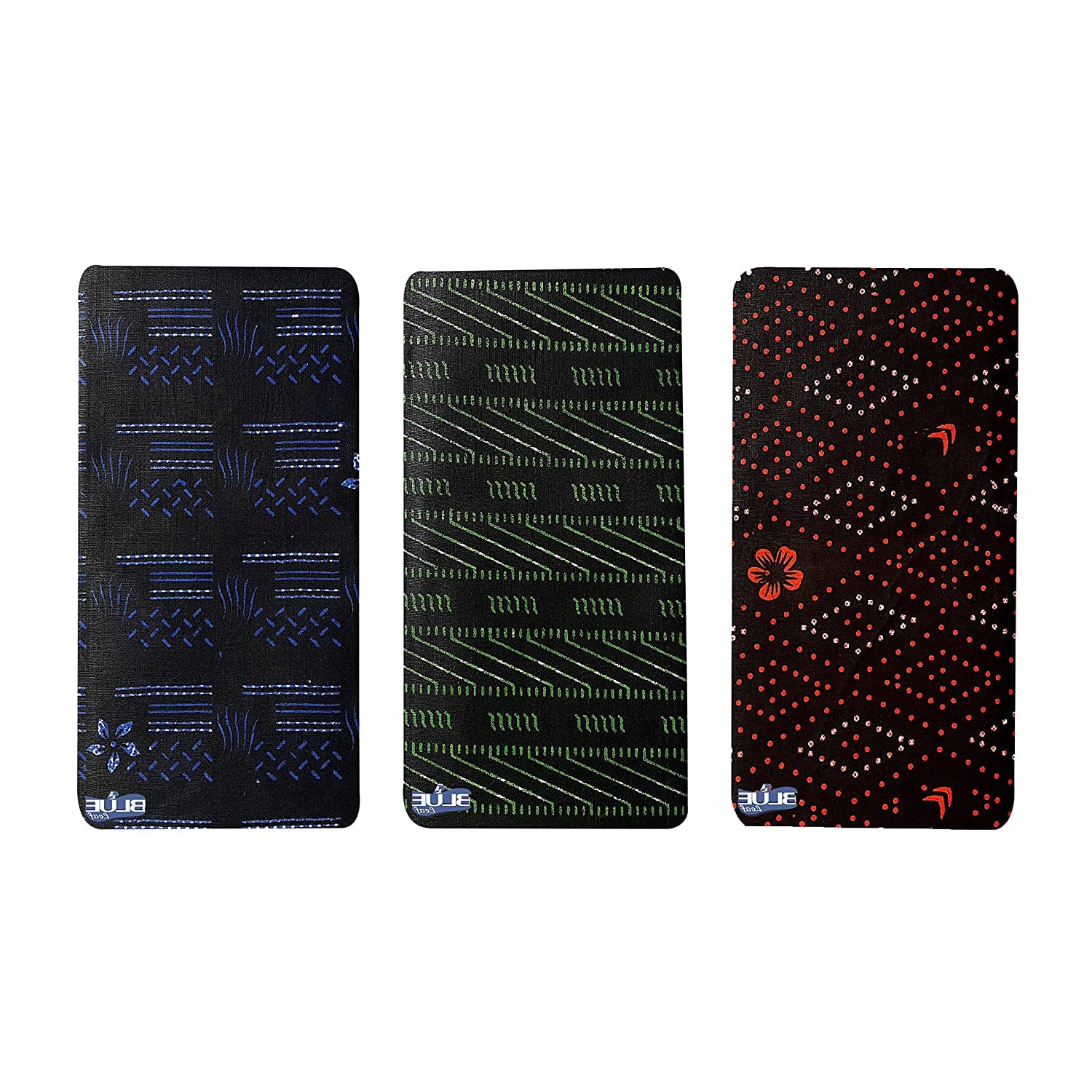 blue leaf 100% Pure Cotton Printed Lungies for Men (Multi-Coloured Pack of 3) 2.00 Meter-picture-23