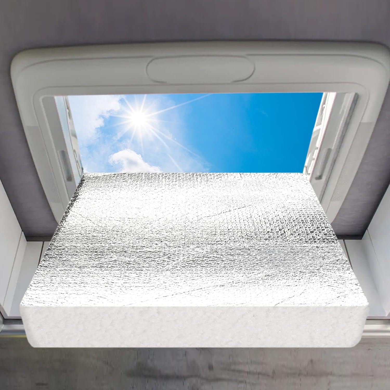 TonGass XL 14x22" Winter RV Skylight Cover, RV Vent