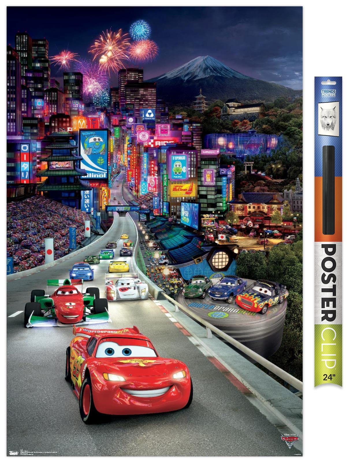 Amazon.com: Disney Pixar Cars 2 - Triptych 1 Wall Poster, 34L x