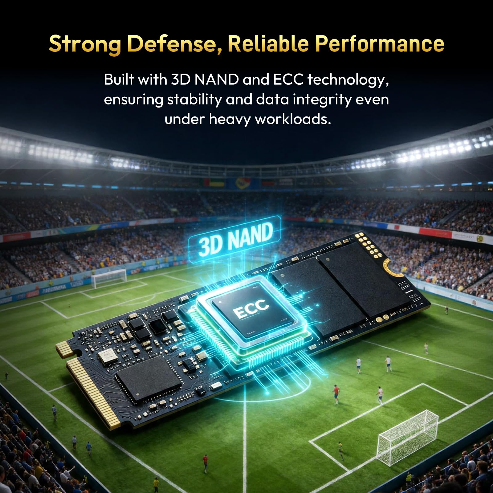 KingSpec SSD M.2 NVMe PCIe Gen4 da 1 TB - Fino a 7400 MB/s in lettura, edizione Championship, flash NAND 3D, ideale per PS5, PC da gioco e aggiornamento laptop
