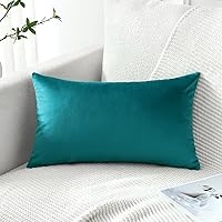 Vista 61 de Artscope Fundas de Almohada de Terciopelo de Lujo Fundas de Almohadas Cuadradas Decorativas Fundas de Cojines Suaves Sólidas para Sofá de Sala Sofá