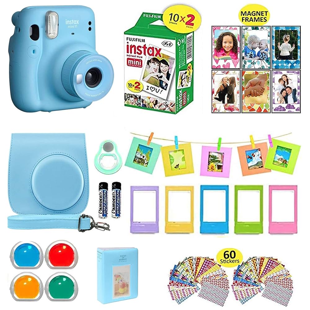 Amazon.com : Fujifilm Instax Mini 11 Instant Camera Sky Blue