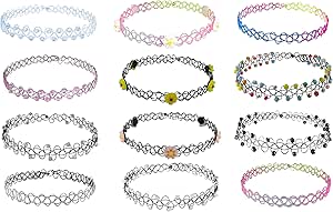Veemoon Grüne Blatt Halskette Choker - Polyester Mode Schmuck | 35 Cm Länge