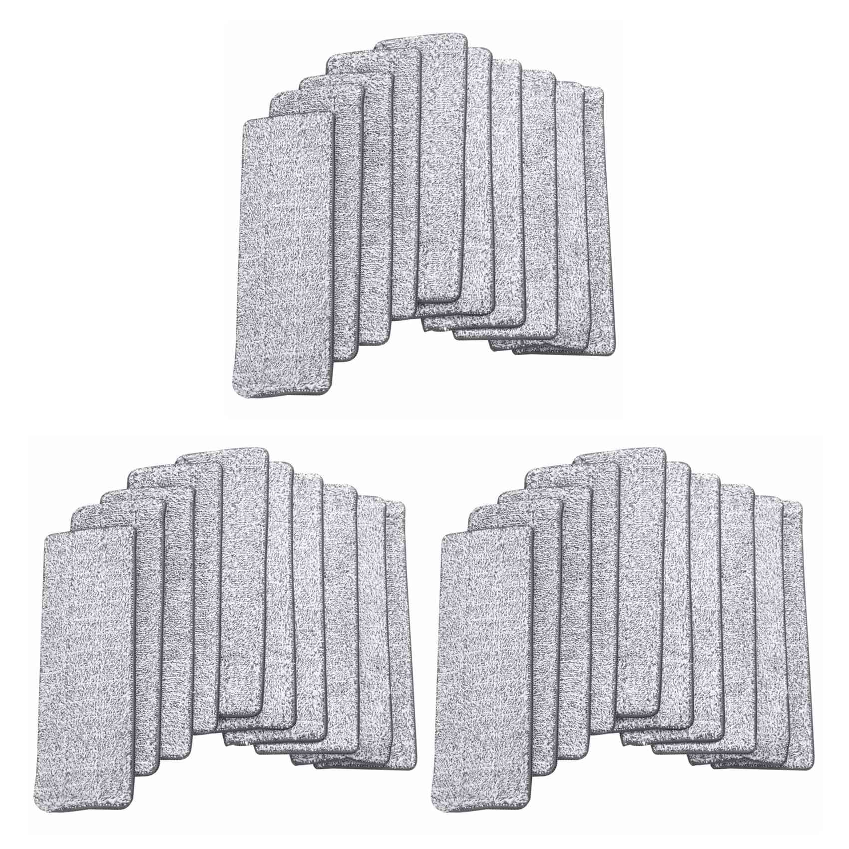 Tampons à laver en microfibre grand format haute absorption pour balai plat de maison 30 pcs
