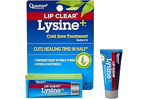 Quantum Health Lip Clear Lysine+ Cold Sore Treatment: Soothe & Moisturize Overnight