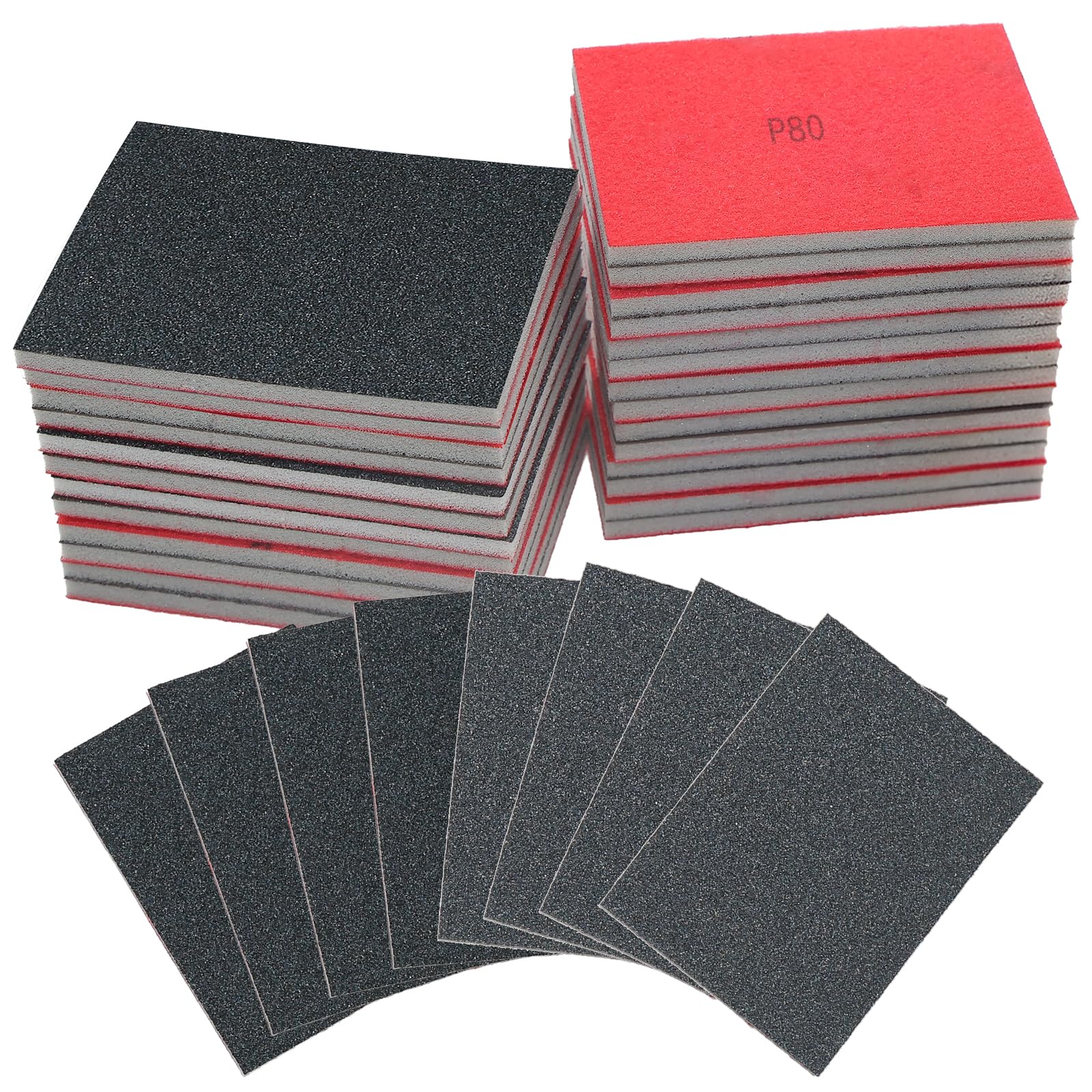 Sanding Block Set - 26 Sponges for Wood & Metal -10