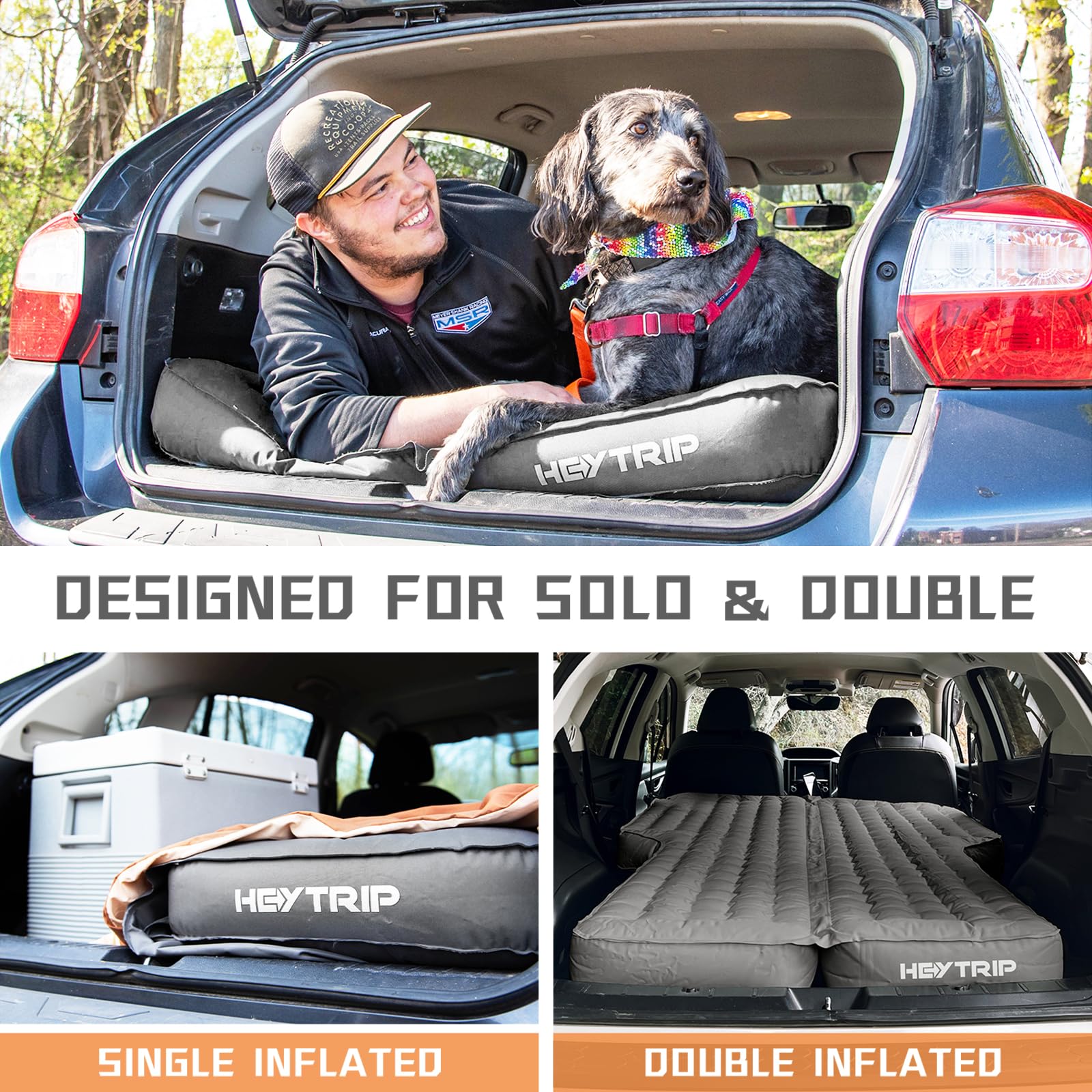 Materasso Ad Auto Whemyreat Per SUV - 184x122cm Gonfiabile | Con 2 Cuscini - Foto 12