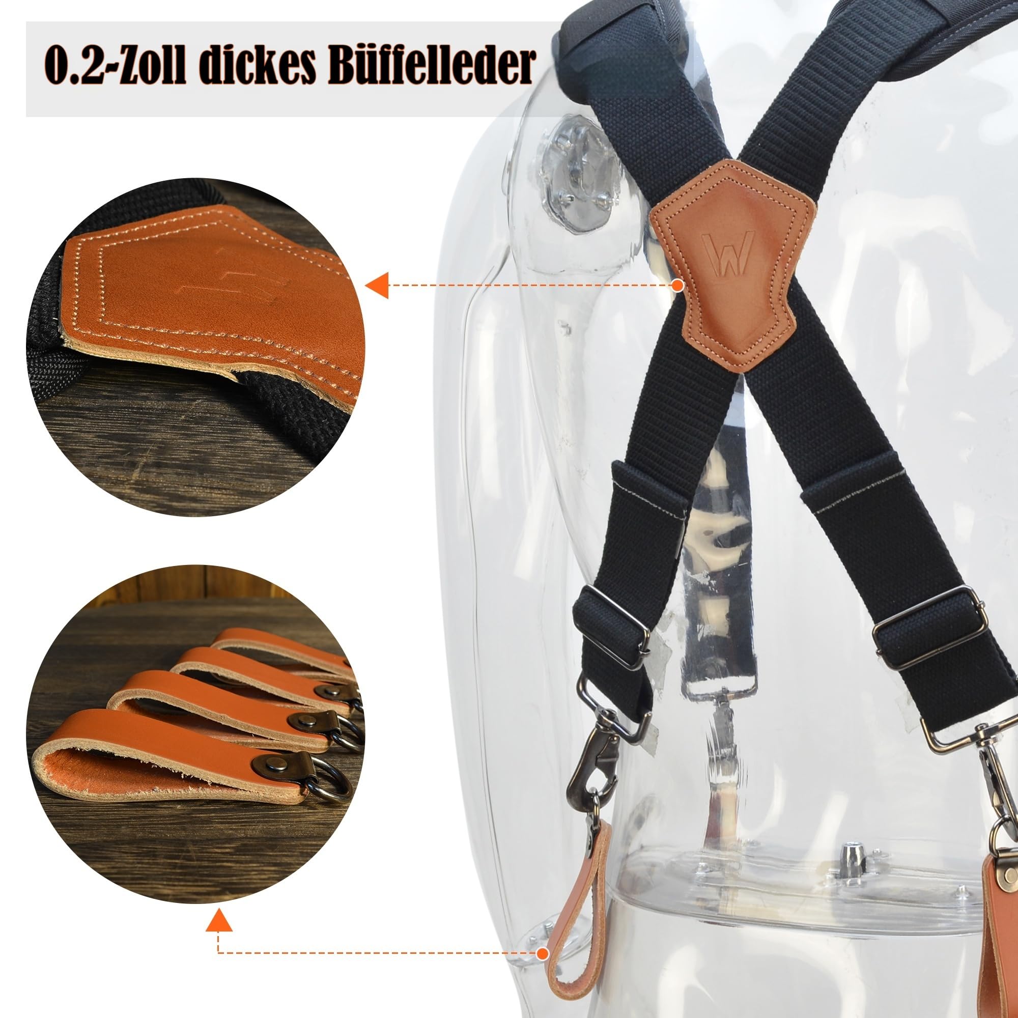 Leichte Werkzeuggürtel-Hosenträger aus Leder, Werkzeugtasche, Hosenträger für Werkzeuggürtel, Werkzeuggürtel-Hosenträger für Herren, Werkzeuggürtel-Hosenträger für Herren, Werkzeugtaschen-Hosenträger,