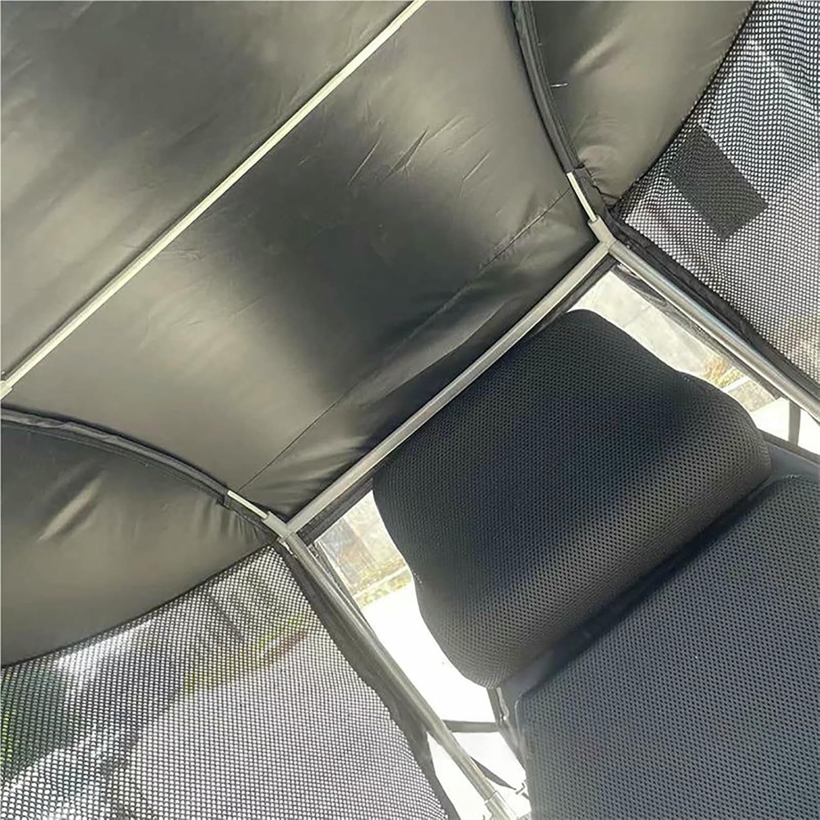Universal Stuhl Baldachin Regenschirm - Faltbarer Sonnenschutz für Rollstühle und Roller, einfache 3-stufige Einrichtung, langlebiges Material mit Anti-Cracking-Technologie