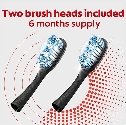 Miniatura 9 de Kit de inicio de cepillo de dientes Colgate con cabezal reemplazable, Optic White, 2 cabezales de cepillo