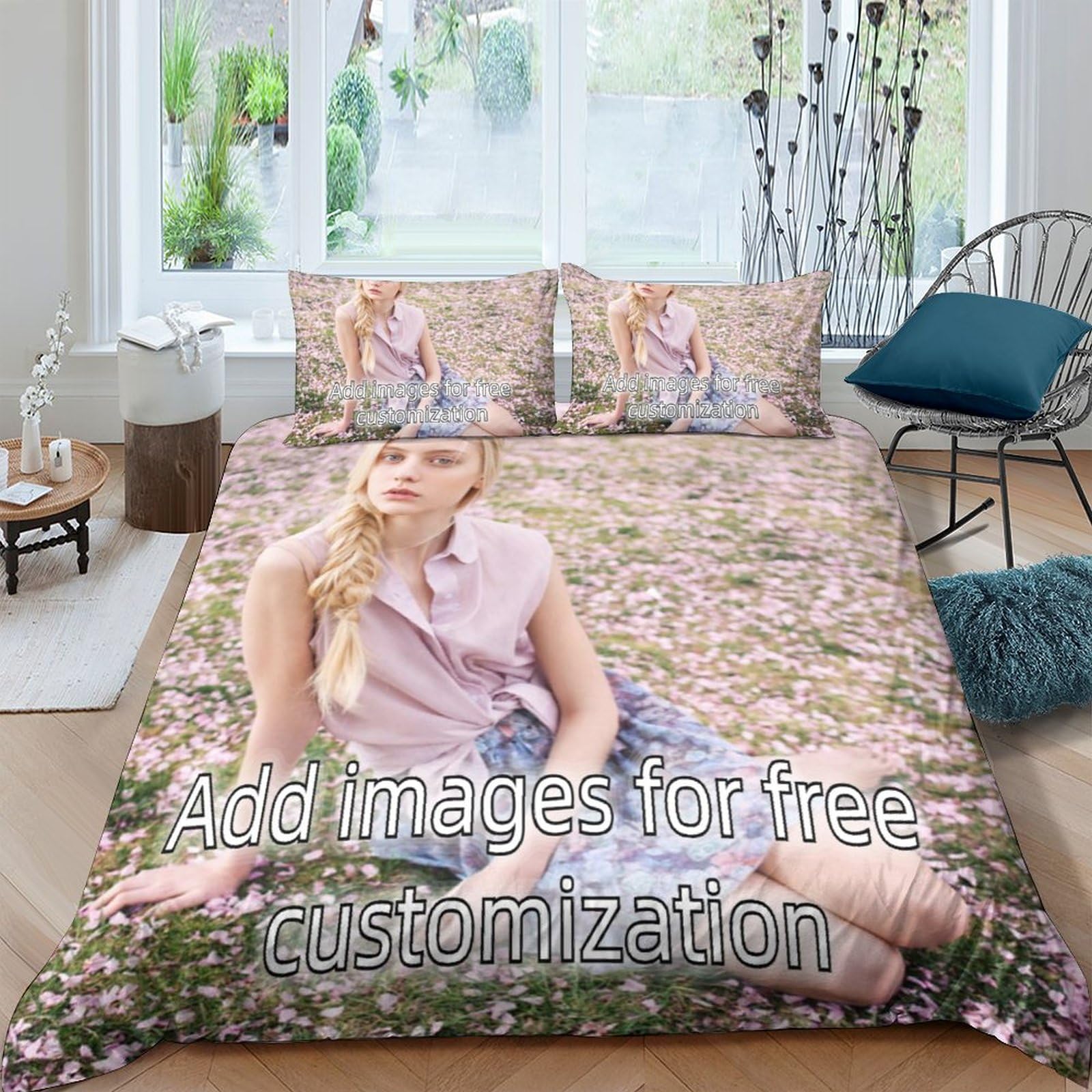 Ensemble de literie DIY en microfibre anti-plis pour un lit double toujours impeccable