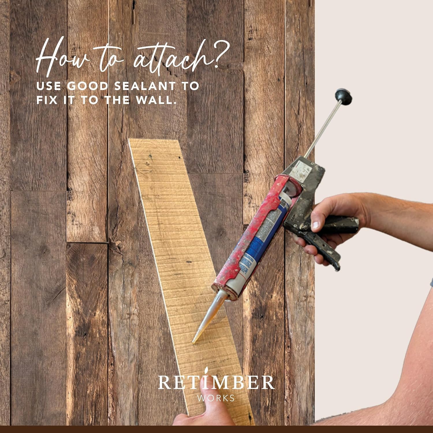 RETIMBER WORKS Sarajevo - Pannelli da parete rustici in legno di rovere riciclato, rivestimento murale per interni, effetto legno anticato, 0,8 m² per scatola