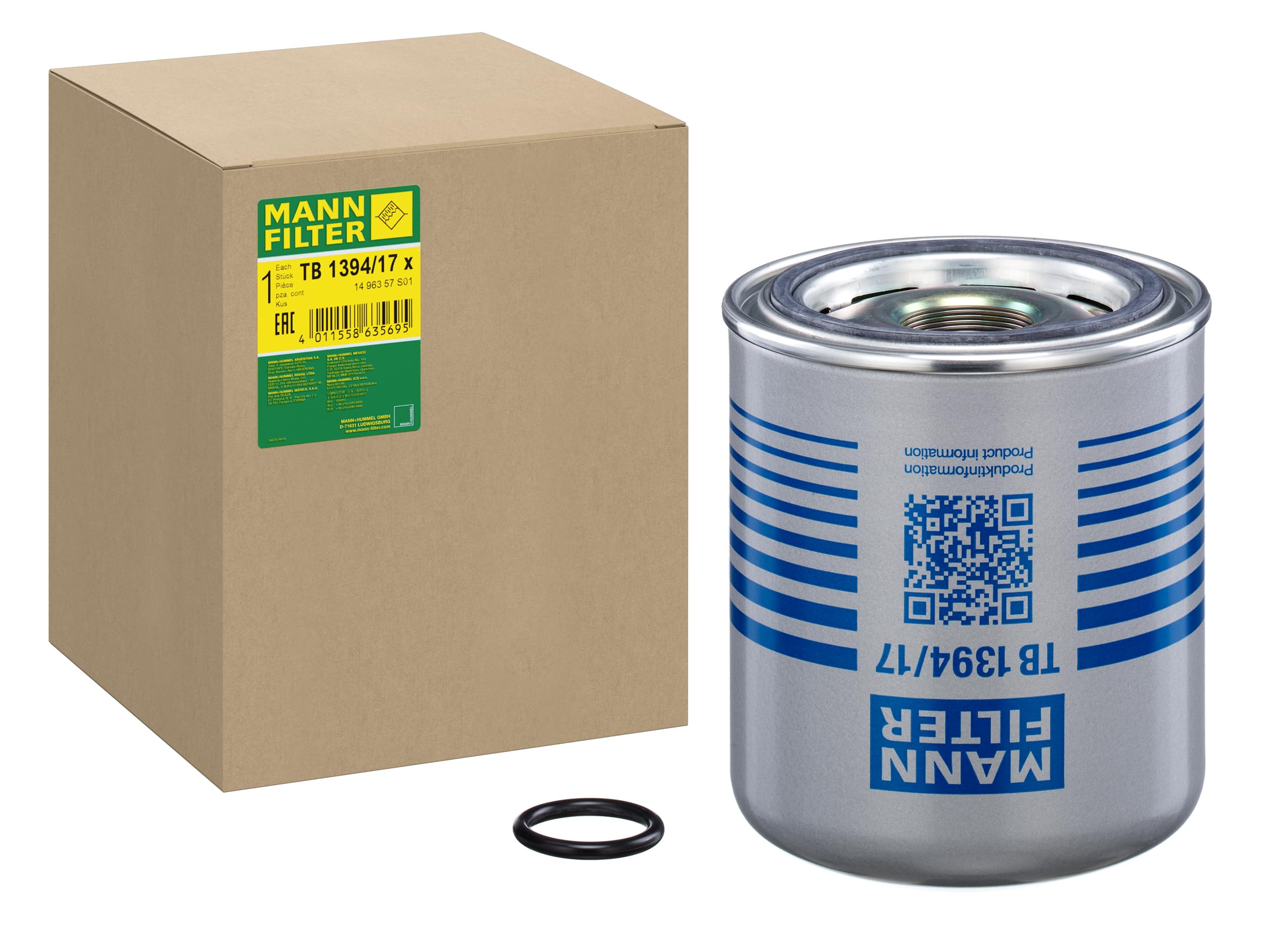 MANN-FILTER, TB 1394/17 x Cartouches de dessiccateur d’air