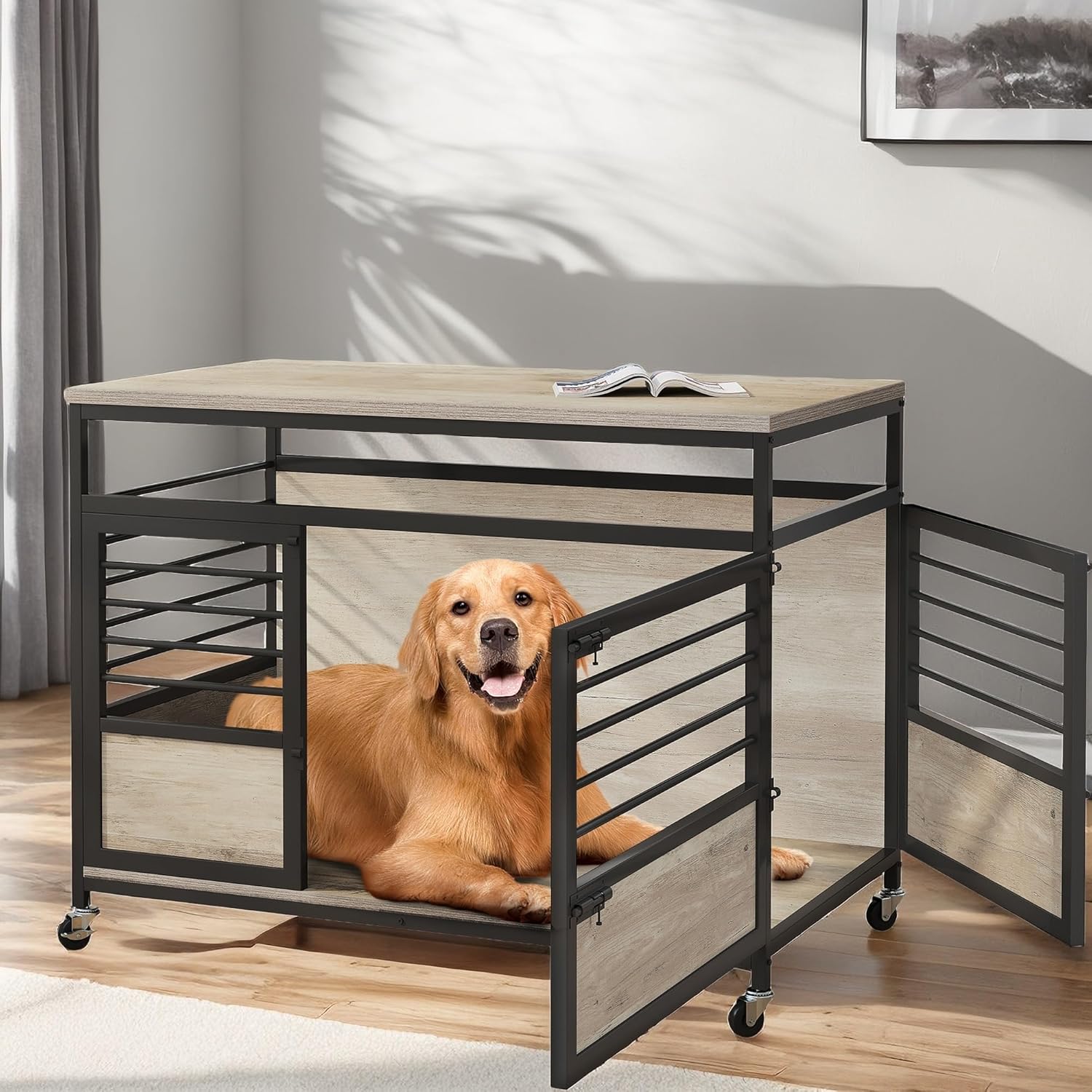Transform Your Home: The YITAHOME 39" Dog Crate Furniture Review