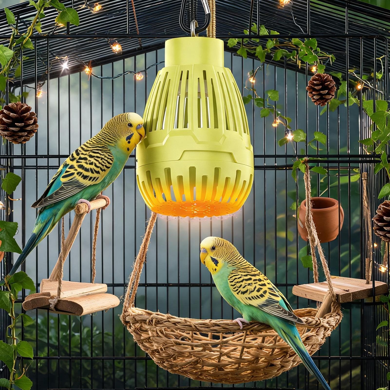 Lampa Grzewcza Dla Kurcząt Elastyczna Termostatyczna Regulowana Bezpieczna