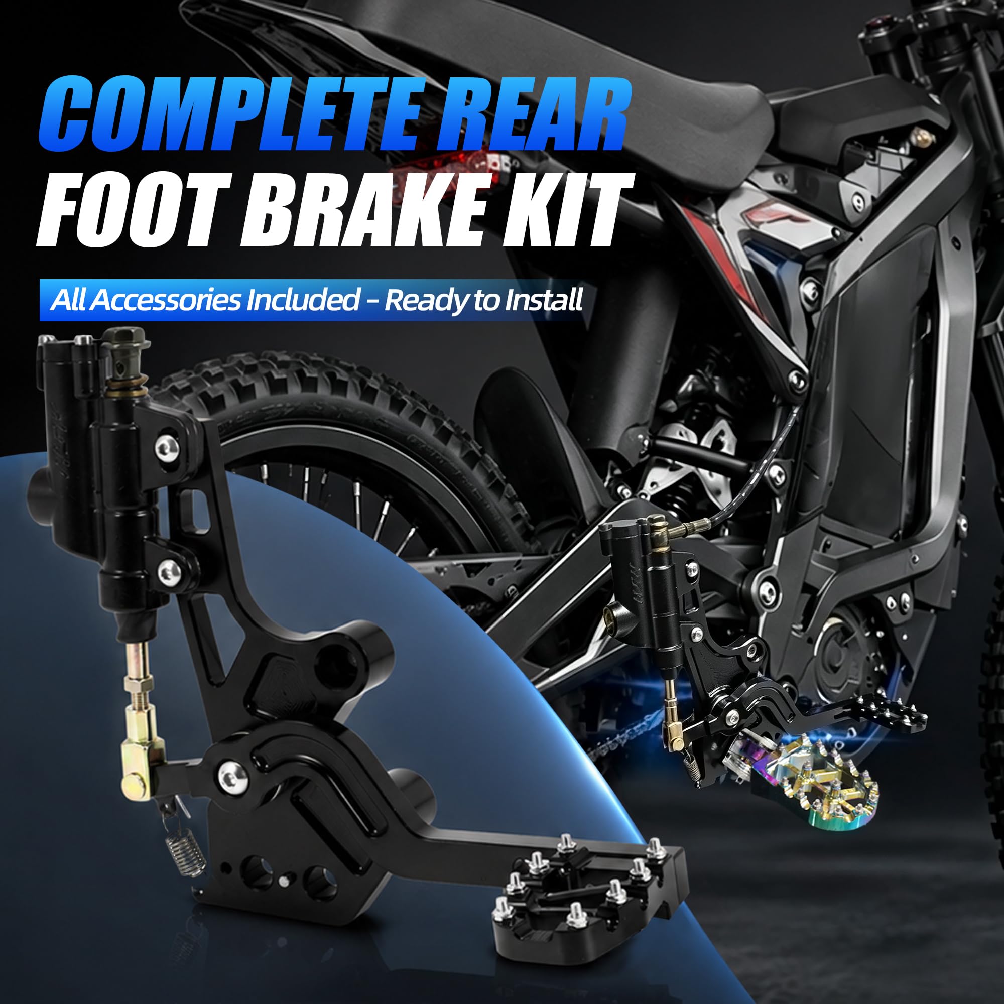 Kit de Frein à Pied arrière Surron Frein arrière Moto pour sur Ron X/S Light Bee X/S for Segway X160 X260