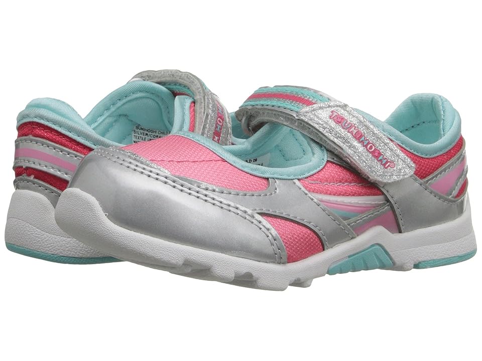 

Tsukihoshi Kids Glamour (Toddler/Little Kid) (Silver/Coral) Girls Shoes