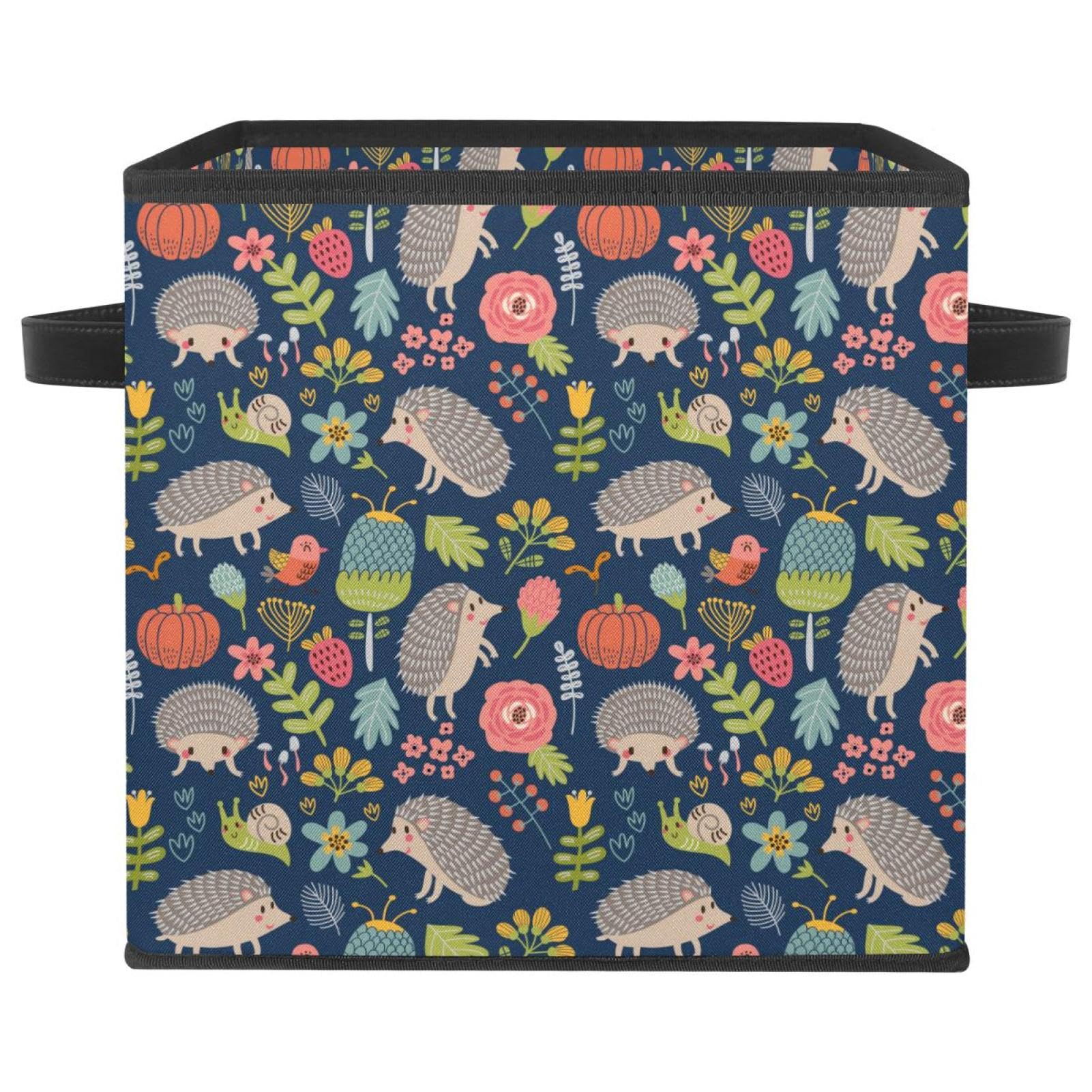 Organisateur de placard pliable cube en tissu pour ranger les vêtements et livres