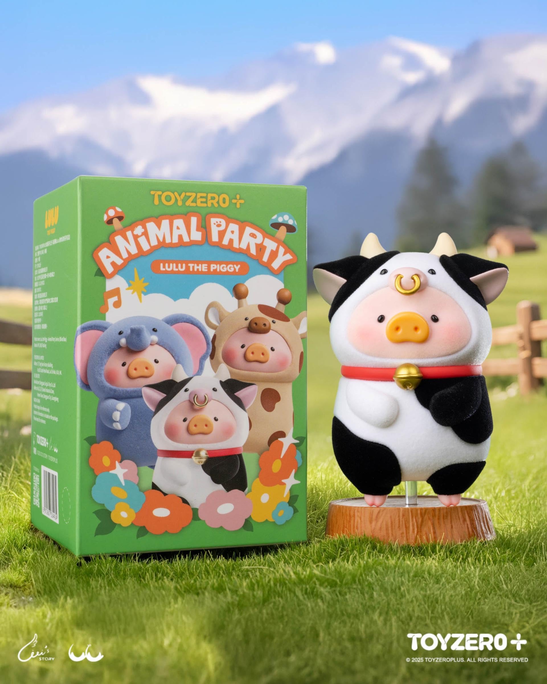 うさぎ(断捨離中)　lulu子豚　最新作　Animal Party Amazon | 子豚LULU Animal Party Series Blind Box フィギュア