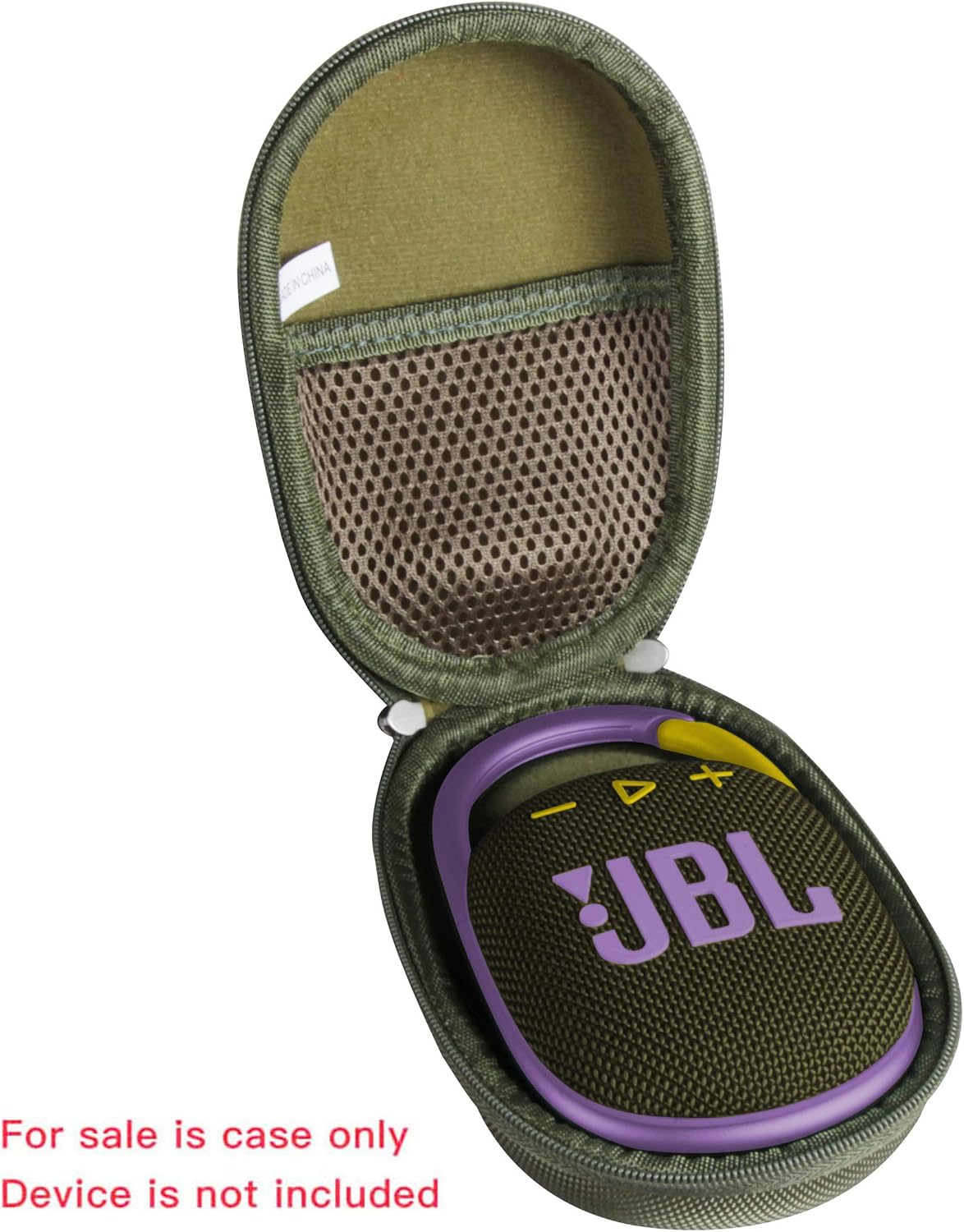Hermitshell Hard Travel Case for JBL Clip 4 / JBL Clip 5 Portable Mini Bluetooth Speaker (Green) - Image 2