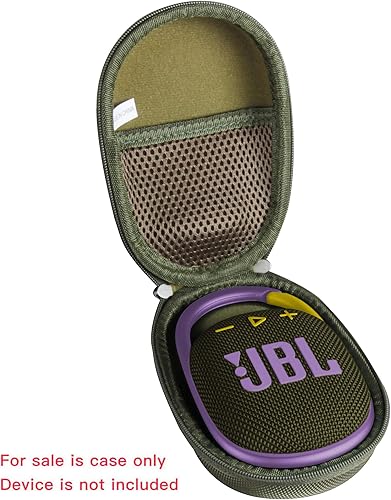 Miniatura 2 de Hermitshell Estuche rígido de viaje para JBL Clip 4 - Mini altavoz Bluetooth portátil (verde 2)