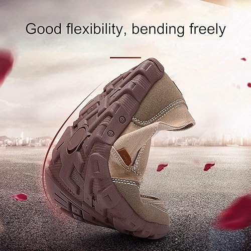 Miniatura 3 de Zapatos náuticos de lona para hombre, estilo casual, vintage, antideslizantes, ligeros, transpirables, con soporte de arco, mocasines para caminar