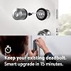 Nuki Smart Lock (Deadbolt) y Keypad 2, sistema de puerta sin llave con auto-bloqueo, acceso por huella digital y código, control por app, instalación fácil, compatible con Alexa y Google, para entrada segura y fácil al hogar 5