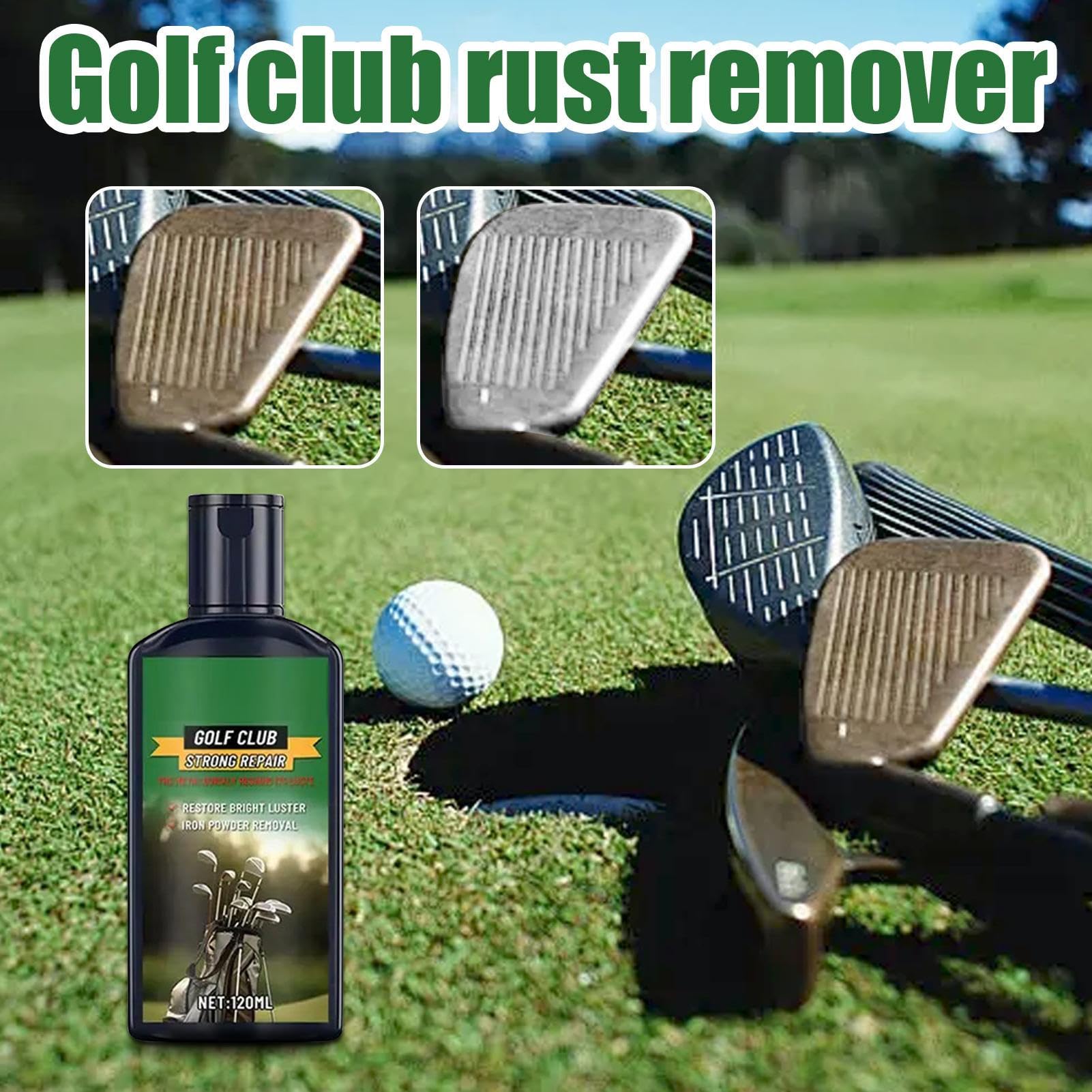 Golf Iron Cleaner, composto da 120 ml con spugna per lucidare giocatore di golf e metallo e alluminio