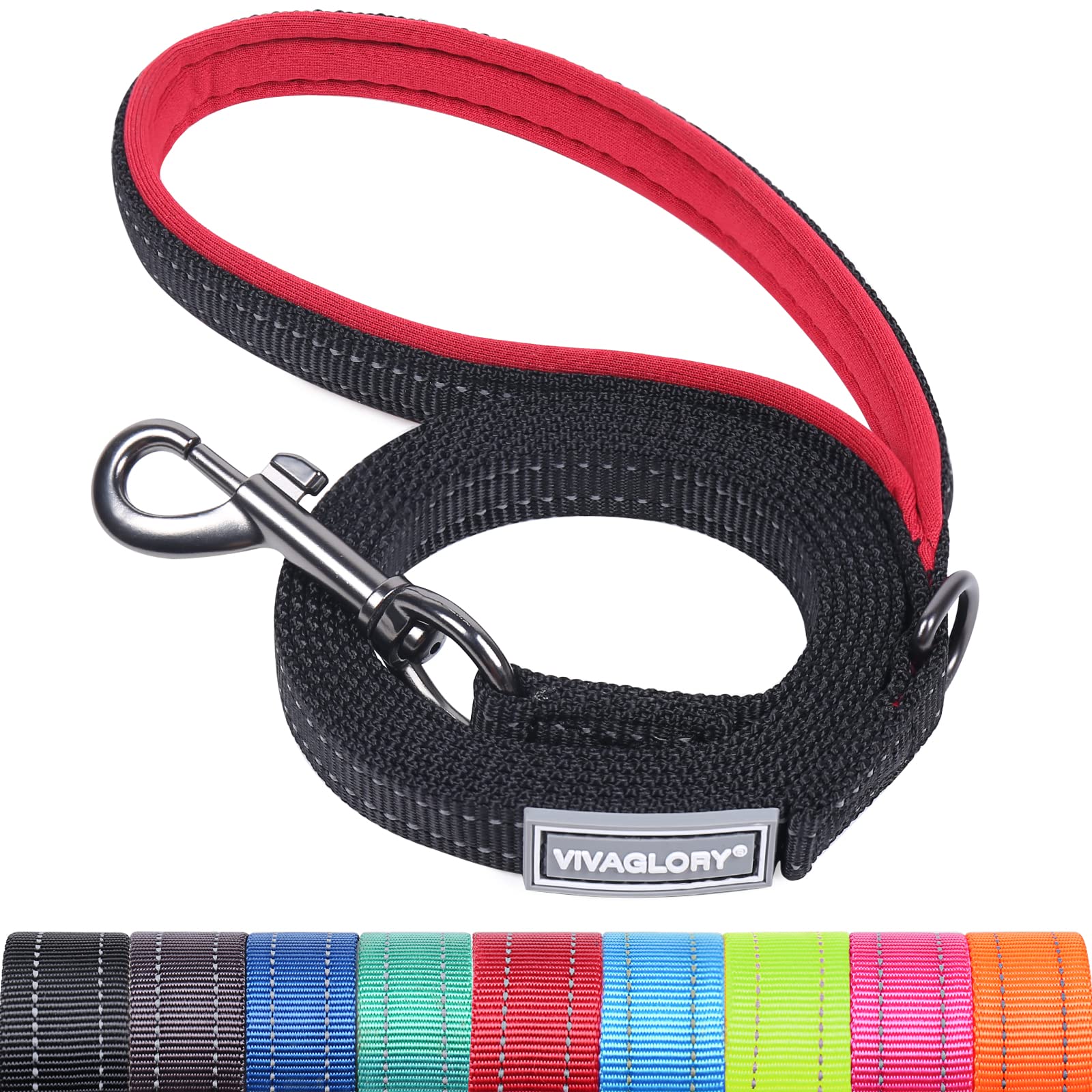 VIVAGLORY Dog Leash with Padded Handle