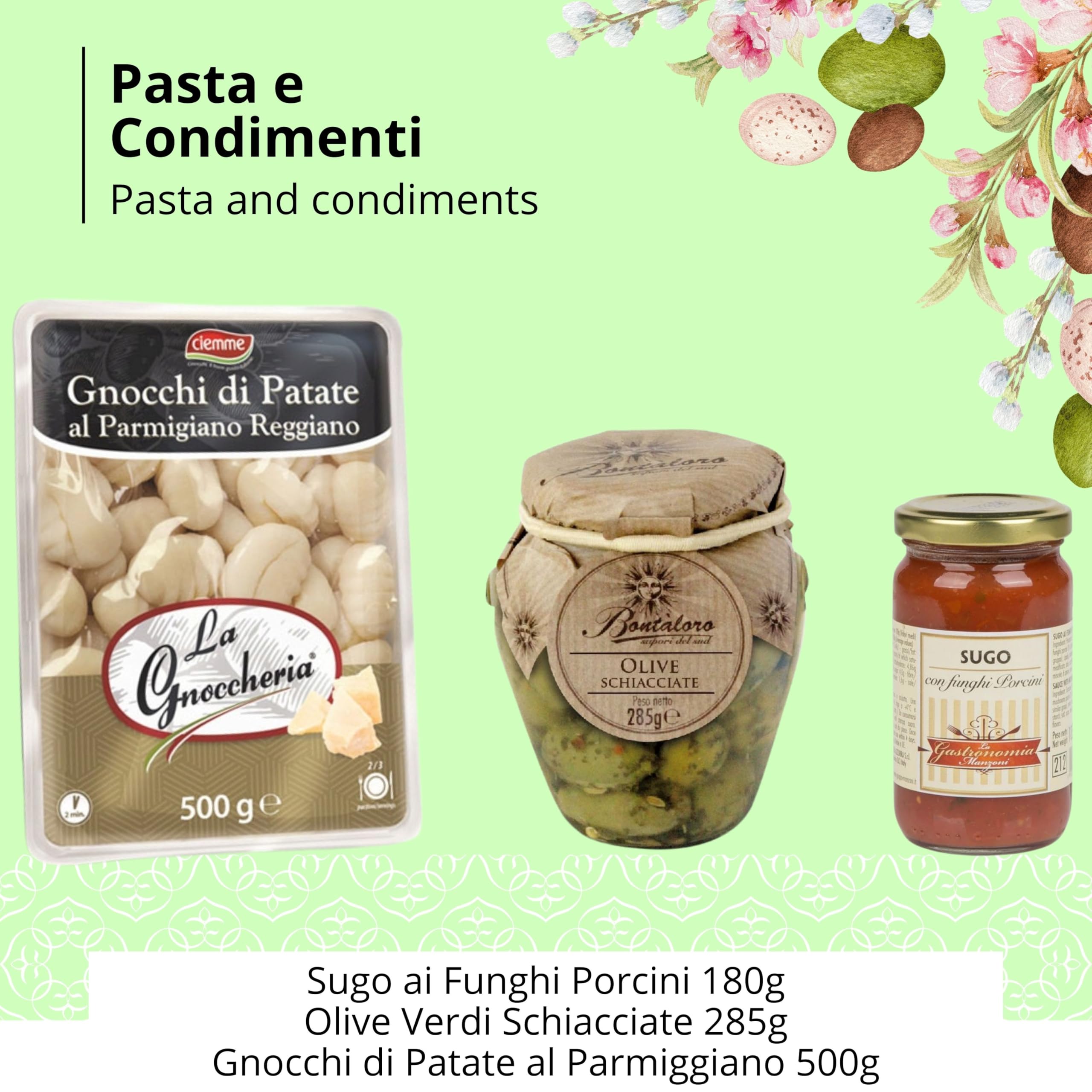 Cesto Pasquale Speciale Italia - Cesto Regalo Alimentare Valigia di Pasqua, Confezione Pasquale con Uovo, Colomba e Specialità Gastronomiche Gourmet [10 pezzi]