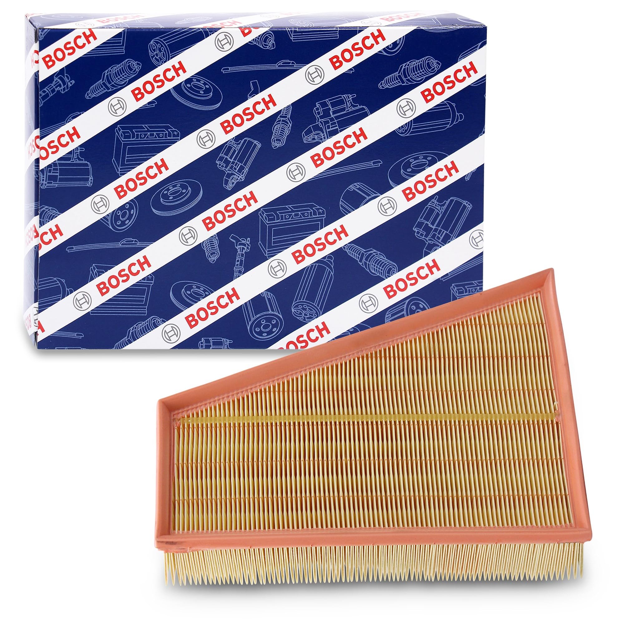 Bosch S0109 Car Air Filter - Separates Particles from the Air Intake - Moisture-resistant plus High Tensile Strength