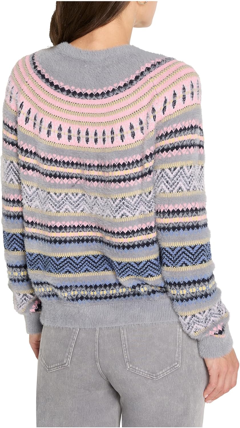 NIC+Zoe Womens Cozy Fairisle Sweater - Image 2