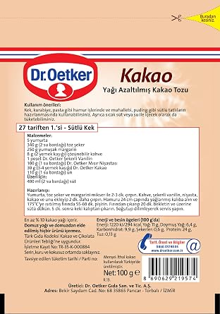 Dr. Oetker 100 g Cocoa