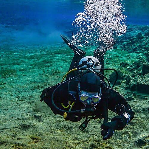 Miniatura 2 de Traje de neopreno para hombre, ultra elástico, 0.276 in, con cremallera frontal, para buceo, buceo, natación, surf