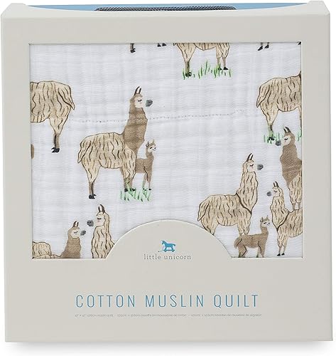 Vista 43 de Little Unicorn - Colcha de algodón original de muselina extrasuave de varias capas, para bebés y niños pequeños (planetas)