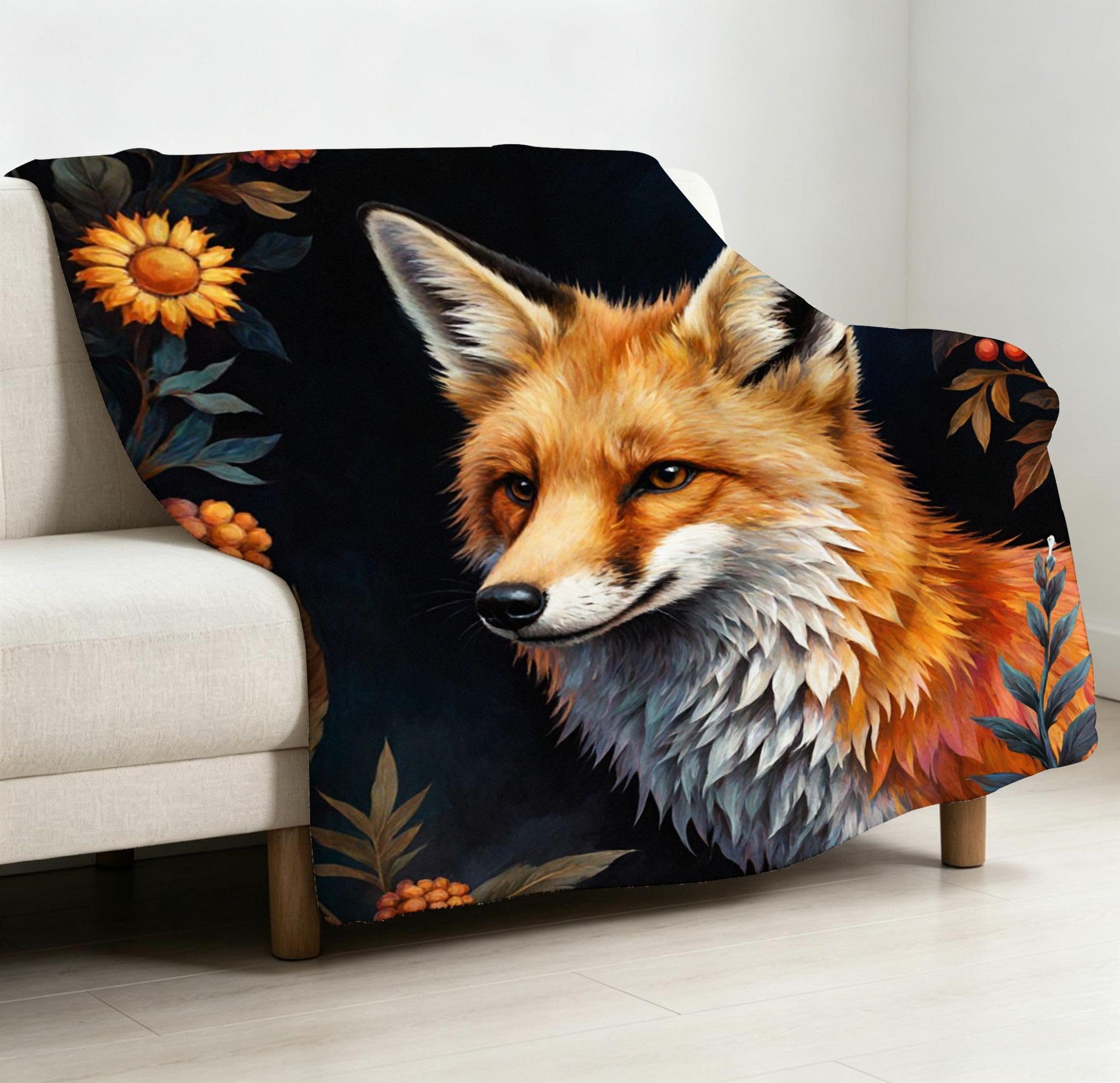 Manta Grande 180x220 cm Zorro Animal Polar Franela Térmica-A137