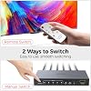Conmutador HDMI Unitek para 5 computadoras y 1 monitor con control remoto y adaptador de corriente | Selector HDMI 4K compatible con PC, PS5, PS4, Xbox, reproductor DVD, Fire Stick, TV, oficina, entretenimiento y cine en casa 7