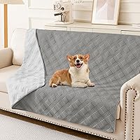 Vista 40 de hyha - Manta impermeable para cama de perro, mantas suaves para mascotas, funda impermeable para sofá para perros, fundas reversibles lavables