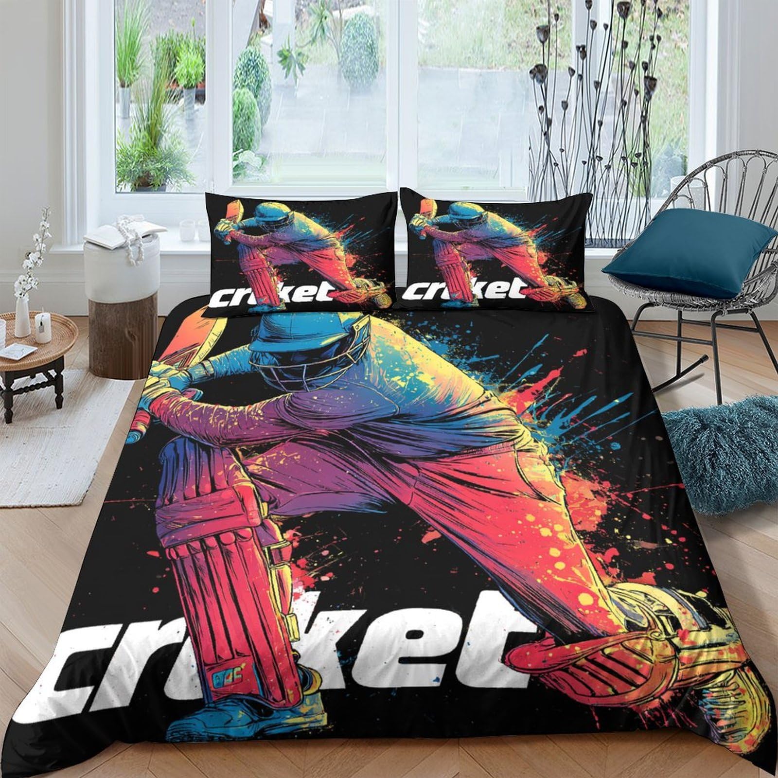 Linge de lit cricket king 220x240cm séchant rapide pour un entretien facile
