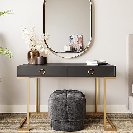 Matt black dressing table Clearance